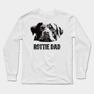 Rottie Dad Rottweiler Long Sleeve T-Shirt